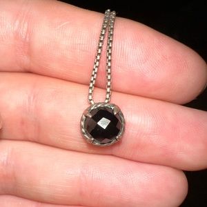 David Yurman black onyx necklace